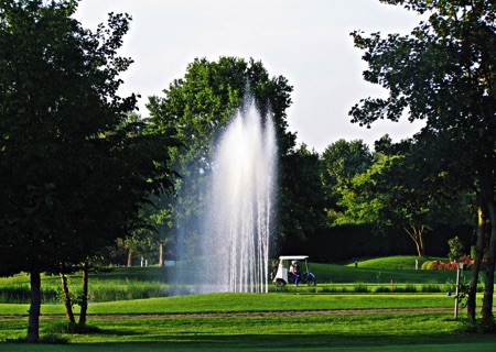 Fountain in park